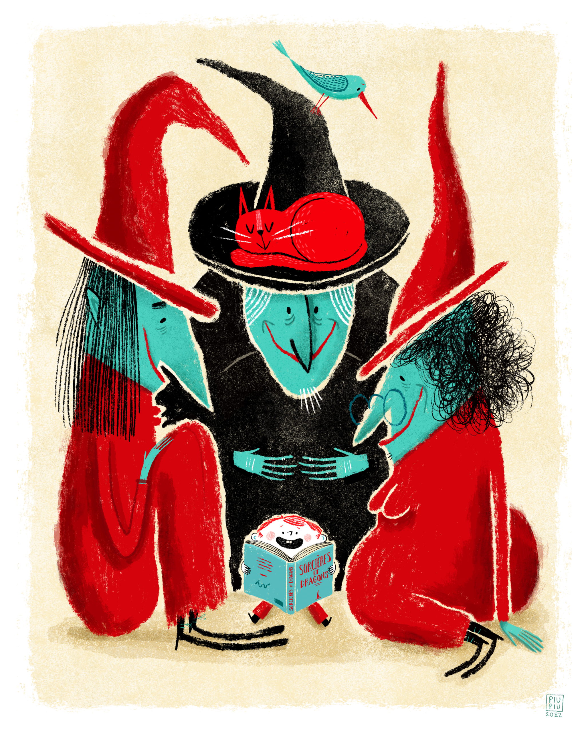 Affiche 3 sorcières